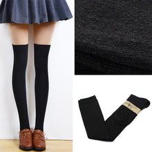 Load image into Gallery viewer, 2015 New 4 Colors Fashion Women's Socks Sexy Warm Thigh High Over The Knee Socks Long Cotton Stockings For Girls Ladies Women
