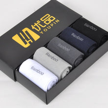 Load image into Gallery viewer, Brand New Men Bamboo Fiber Socks High Quality Casual Breatheable Anti-Bacterial Man Long Sock 5pairs / lot