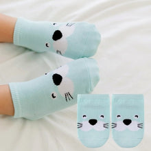 Load image into Gallery viewer, Small Infant Socks Little Ears Cotton Socks Kids Baby Cartoon Pattern Anti-slip Socks S M New Arrival