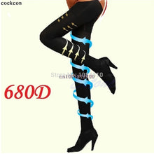 Load image into Gallery viewer, Beauty Leg Shape Compression Burn Fat Thin Socks Pantyhose Women Slim