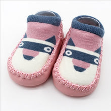 Load image into Gallery viewer, 2017 Fashion Baby Socks With Rubber Soles Infant Sock Newborn Autumn Winter Children Floor Socks Shoes Anti Slip Soft Sole Sock