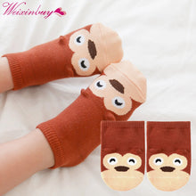 Load image into Gallery viewer, Small Infant Socks Little Ears Cotton Socks Kids Baby Cartoon Pattern Anti-slip Socks S M New Arrival