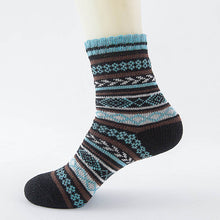 Load image into Gallery viewer, LNRRABC Winter Thick Warm Stripe Wool Socks Casual Calcetines Hombre Sock Business Male Socks