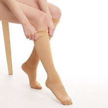 Load image into Gallery viewer, Hot Unisex Compression Stockings Pressure Nylon Varicose Vein Stocking knee high Leg Support Stretch Pressure Circulation Stock