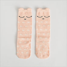 Load image into Gallery viewer, 1 Pair Unisex Lovely Cute Cartoon Fox Kids baby Socks Knee Girl Boy Baby Toddler Socks animal infant Soft Cotton socks 0-3 Y