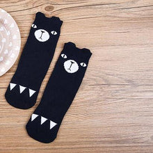 Load image into Gallery viewer, 1 Pair Unisex Lovely Cute Cartoon Fox Kids baby Socks Knee Girl Boy Baby Toddler Socks animal infant Soft Cotton socks 0-3 Y