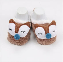 Load image into Gallery viewer, Newborn Spring Autumn Fox Socks Coral Fleece Cute Sokken Cartoon Meias Soft Animal Patter Baby Boy Socks Baby Girl Socks