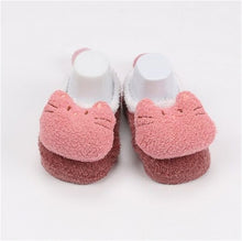 Load image into Gallery viewer, Newborn Spring Autumn Fox Socks Coral Fleece Cute Sokken Cartoon Meias Soft Animal Patter Baby Boy Socks Baby Girl Socks