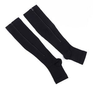 Compression socks Zipper Women's Slim Sleeping Beauty Leg Shapper Compression Burn Fat Zipper Socks Prevent varicose veins socks