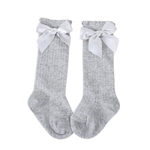 Load image into Gallery viewer, New Kids Socks Toddlers Girls Big Bow Knee High Long Soft Cotton Lace baby Socks Kids kniekousen meisje#YY