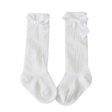 Load image into Gallery viewer, New Kids Socks Toddlers Girls Big Bow Knee High Long Soft Cotton Lace baby Socks Kids kniekousen meisje#YY
