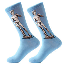 Load image into Gallery viewer, MYORED 1 pair Dropshipping men women socks cotton starry night art world famous oil painting socks unisex funny novelty socks