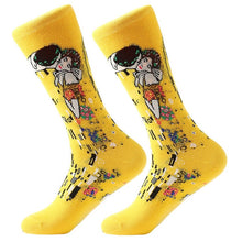 Load image into Gallery viewer, MYORED 1 pair Dropshipping men women socks cotton starry night art world famous oil painting socks unisex funny novelty socks