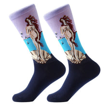 Load image into Gallery viewer, MYORED 1 pair Dropshipping men women socks cotton starry night art world famous oil painting socks unisex funny novelty socks