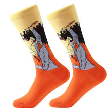 Load image into Gallery viewer, MYORED 1 pair Dropshipping men women socks cotton starry night art world famous oil painting socks unisex funny novelty socks