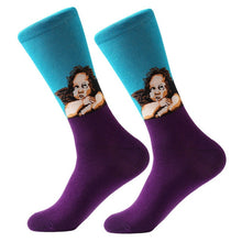 Load image into Gallery viewer, MYORED 1 pair Dropshipping men women socks cotton starry night art world famous oil painting socks unisex funny novelty socks