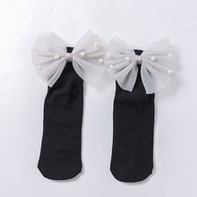 Load image into Gallery viewer, New Baby Girls Socks With Bows Toddlers Infants Cotton Ankle Socks Beading Baby Girls Princess Sock Cute Children Socks