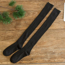 Load image into Gallery viewer, 1 Pair Women Girl Over Knee High Socks Spring Autumn Winter Warm Knit Soft Thigh High Long Socks solid color loose socks