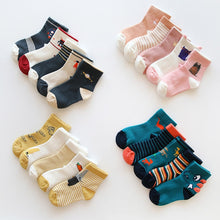 Load image into Gallery viewer, Baby Boy Socks 5 Pairs Children Autumn Winter Cartoon Socks for Girls Kids for Girls To School Sport Baby Girl Clothes