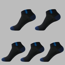 Load image into Gallery viewer, 5 Pairs Mens Autumn Summer Socks Classic Patchwork Mesh Breathable Cotton Men Short Sock High Quality Deodorant Male Socks Meias