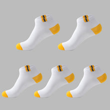 Load image into Gallery viewer, 5 Pairs Mens Autumn Summer Socks Classic Patchwork Mesh Breathable Cotton Men Short Sock High Quality Deodorant Male Socks Meias