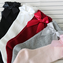 Load image into Gallery viewer, New Kids Socks Toddlers Girls Big Bow Knee High Long Soft Cotton Lace baby Socks Kids kniekousen meisje Dropshipping #30