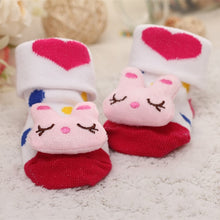 Load image into Gallery viewer, Baby socks rubber anti slip floor cartoon kids Toddlers autumn spring Fashion Animal newborn Cute 0-6-12month