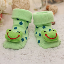 Load image into Gallery viewer, Baby socks rubber anti slip floor cartoon kids Toddlers autumn spring Fashion Animal newborn Cute 0-6-12month