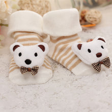 Load image into Gallery viewer, Baby socks rubber anti slip floor cartoon kids Toddlers autumn spring Fashion Animal newborn Cute 0-6-12month