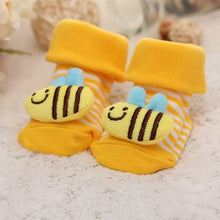 Load image into Gallery viewer, Baby socks rubber anti slip floor cartoon kids Toddlers autumn spring Fashion Animal newborn Cute 0-6-12month