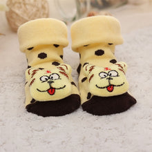 Load image into Gallery viewer, Baby socks rubber anti slip floor cartoon kids Toddlers autumn spring Fashion Animal newborn Cute 0-6-12month