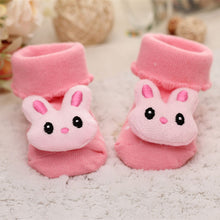 Load image into Gallery viewer, Baby socks rubber anti slip floor cartoon kids Toddlers autumn spring Fashion Animal newborn Cute 0-6-12month