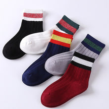 Load image into Gallery viewer, Baby Boy Socks 5 Pairs Children Autumn Winter Cartoon Socks for Girls Kids for Girls To School Sport Baby Girl Clothes Striped