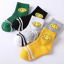 Load image into Gallery viewer, Baby Boy Socks 5 Pairs Children Autumn Winter Cartoon Socks for Girls Kids for Girls To School Sport Baby Girl Clothes Striped