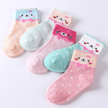 Load image into Gallery viewer, Baby Boy Socks 5 Pairs Children Autumn Winter Cartoon Socks for Girls Kids for Girls To School Sport Baby Girl Clothes Striped