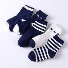 Load image into Gallery viewer, Baby Boy Socks 5 Pairs Children Autumn Winter Cartoon Socks for Girls Kids for Girls To School Sport Baby Girl Clothes Striped