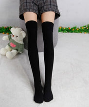 Load image into Gallery viewer, Women Winter Thicken Warm Cotton Stockings Fashion Thigh High Over The Knee Socks For Female Solid Color Long Sock High Quality