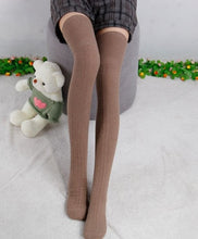 Load image into Gallery viewer, Women Winter Thicken Warm Cotton Stockings Fashion Thigh High Over The Knee Socks For Female Solid Color Long Sock High Quality