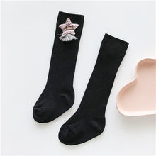 Load image into Gallery viewer, Baby Girls Long Sock Toddler knee high socks for Girl candy color leg warmer cotton warm boot sock fashion princess dress socks