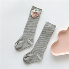 Load image into Gallery viewer, Baby Girls Long Sock Toddler knee high socks for Girl candy color leg warmer cotton warm boot sock fashion princess dress socks