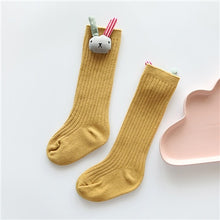 Load image into Gallery viewer, Baby Girls Long Sock Toddler knee high socks for Girl candy color leg warmer cotton warm boot sock fashion princess dress socks