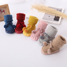 Load image into Gallery viewer, winter baby socks Boy Girl Socks chaussette enfant Cotton baby leg warmers Children Floor Socks Anti-Slip Baby Step Socks