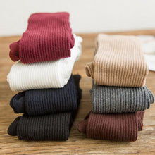 Load image into Gallery viewer, 1 Pair Women Girl Over Knee High Socks Spring Autumn Winter Warm Knit Soft Thigh High Long Socks solid color loose socks