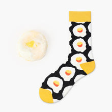 Load image into Gallery viewer, Avocado Sushi Omelette Burger Apple Plant Fruit Food Socks Short Funny Cotton Socks Women Winter Men Unisex Happy Socks Female