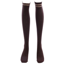 Load image into Gallery viewer, LITTHING 2018 Long Stockings Women Cotton Warm Thigh High New Fashion Striped Knee Socks Sexy Over The Knee Stockings For Ladies