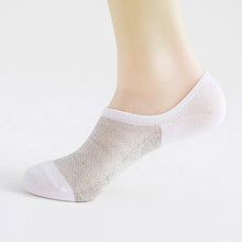 Load image into Gallery viewer, 5 Pairs New Fashion Bamboo Fibre Non-slip Silicone Invisible Boat Compression Socks Male Ankle Sock Men Meias Cotton Socks Hot