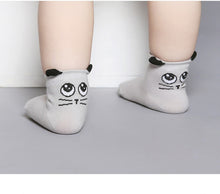 Load image into Gallery viewer, New Arrival Newborn Socks Cartoon 100% Cotton Baby Socks No-slip Infant Cotton Socks