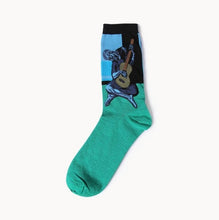 Load image into Gallery viewer, Autumn Winter NEW 3D Retro Personality Art Socks Unisex Women Men Funny Novelty Starry Night Vintage Socks Oil Happy Socks HOT