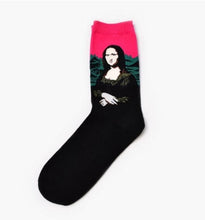 Load image into Gallery viewer, Autumn Winter NEW 3D Retro Personality Art Socks Unisex Women Men Funny Novelty Starry Night Vintage Socks Oil Happy Socks HOT