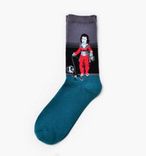 Load image into Gallery viewer, Autumn Winter NEW 3D Retro Personality Art Socks Unisex Women Men Funny Novelty Starry Night Vintage Socks Oil Happy Socks HOT